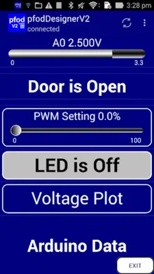 pfodDesignerV3 android App screenshot 0